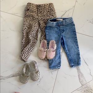 Girls pants and shoes